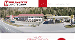 Desktop Screenshot of hlm-holzknecht.at